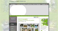 Desktop Screenshot of abivert-paysagiste-finistere.com