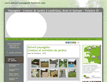 Tablet Screenshot of abivert-paysagiste-finistere.com